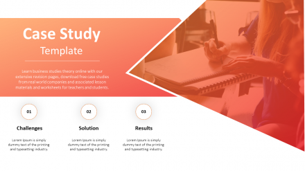 Free - Attractive Case Study Templates Free Download Slides