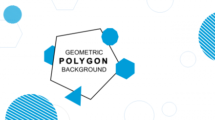 Geometric Polygon Background PowerPoint Template 