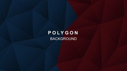 Amazing Polygonal Abstract Background PowerPoint Template