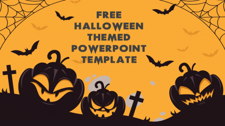 Free Halloween Transition Themed PowerPoint Template