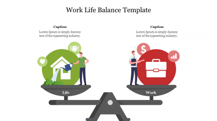 Stunning Work Life Balance Template Presentation Design