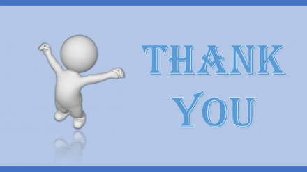 Free - Effective Thank You Design For PPT Slide Templates