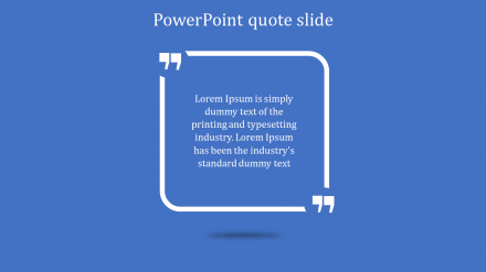 Business Strategy Quotes PowerPoint Template