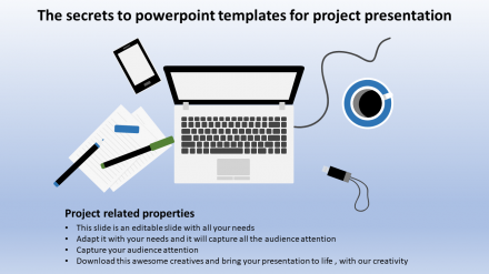 Free - Customized PowerPoint Templates For Project Presentation