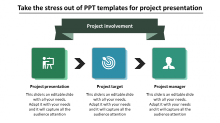 Creative PPT Templates For Project Presentation-Three Node