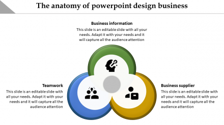 Free - Amazing PowerPoint Design Business Joint Model-Three Node