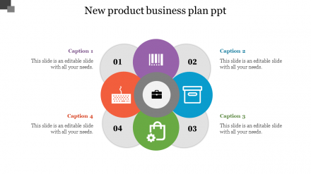 Creative New Product Business Plan PPT Slide