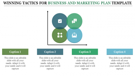 Business And Marketing Plan Template With Circles