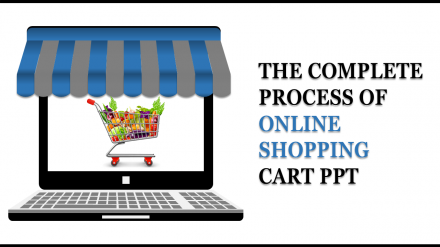 Creative Online Shopping Introduction PPT Template