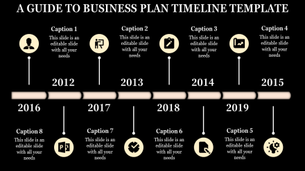 Free - Get Modern Business Plan Timeline Template Designs