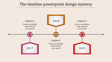Incredible PowerPoint With Timeline Presentation-Three Node