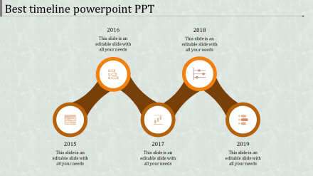 Deal Out This Timeline PowerPoint PPT Presentation