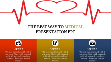 Free - Heart Beat Medical Presentation PPT Template Presentation