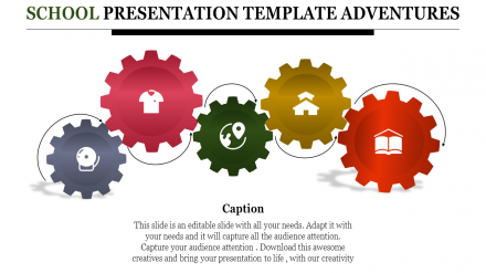 Awesome School Presentation Template PowerPoint  