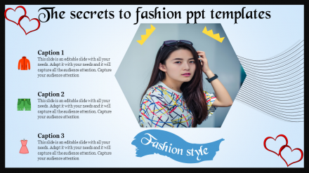 Customized Fashion PPT Template Presentation Designs