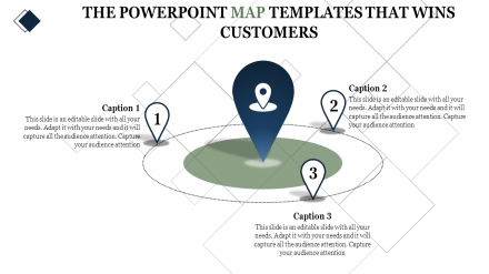 Free - Creative PowerPoint Map Templates Presentation