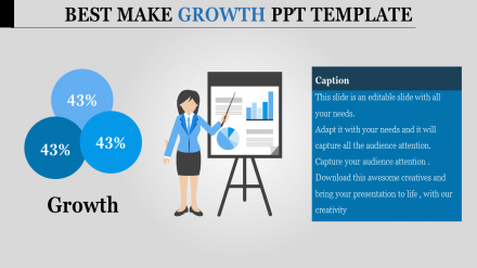 Free - Browse Graphical Growth PowerPoint Template Presentation