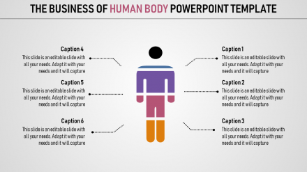 Free - Innovative Human Body PowerPoint Template Presentation
