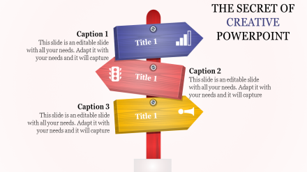  Creative Powerpoint Presentation - Direction Arrows