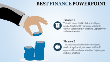 Free - Awesome Finance PowerPoint Template Slide Design-2 Node
