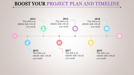 Stunning Project Plan And Timeline Presentation Designs