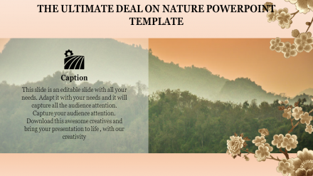 Free - Attractive Nature PowerPoint Template Presentation Design