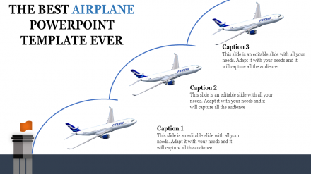 Free - Amazing Airplane PowerPoint Template Presentations