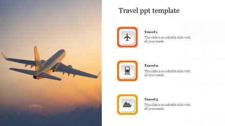 Attractive Travel PowerPoint PPT Template