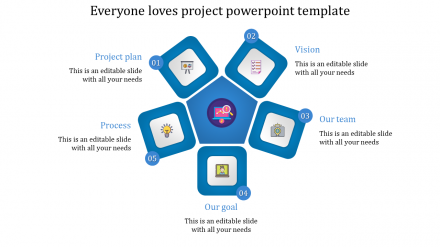 Amazing Project Presentation Template Slide Design