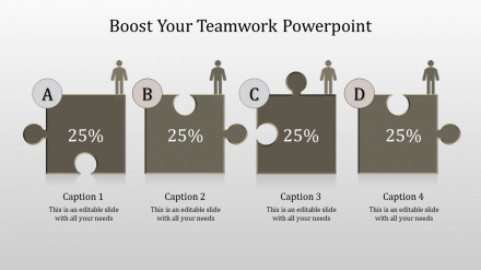 Innovative Teamwork PowerPoint Presentation Template