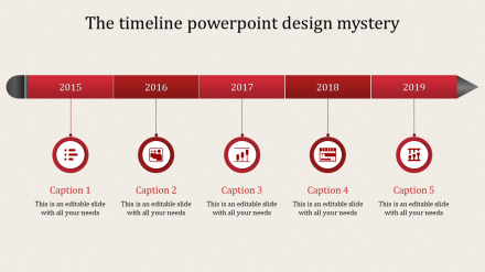 Get Our Predesigned Timeline Presentation PowerPoint