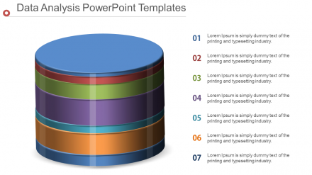 Data Analysis PowerPoint Templates- 3D Model