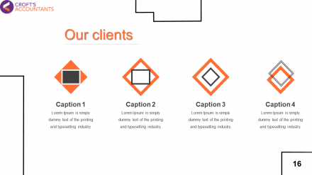 Get Our Clients Presentation Template Slide Designs