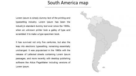 Stunning South America PowerPoint Template Presentation