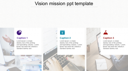 Vision Mission PPT Template Slides