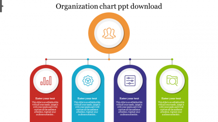 Free - Awesome Organization Chart PPT Template Presentation
