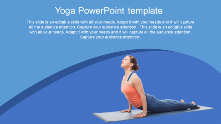 Affordable Yoga PowerPoint Template PPT Presentation
