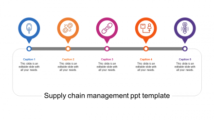 Benefits Of Supply Chain Management PPT Template Slide