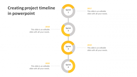 Free - Innovatively Creating Project Timeline In PowerPoint