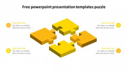 Free - Free PowerPoint Presentation Templates Puzzle Model