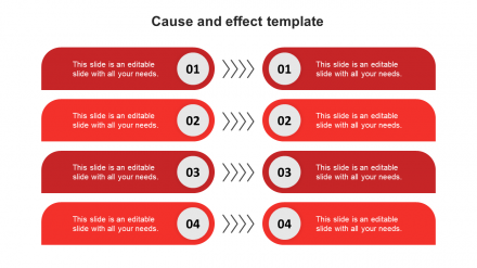 Free - Amazing Cause And Effect Template Presentation
