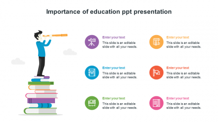 Importance Of Education PPT Presentation Slide Design
