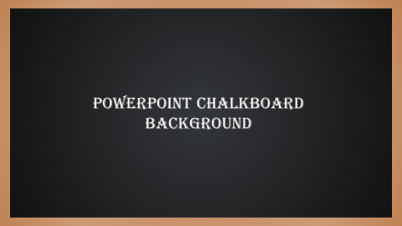Attractive PowerPoint Chalkboard Background Template
