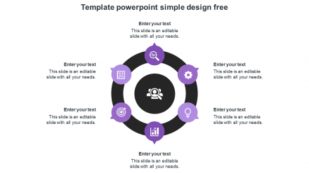 Free - Effective Template PowerPoint Simple Design Free 