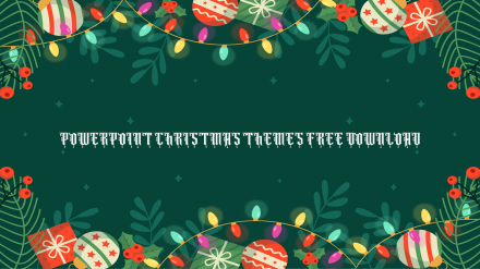 Free - Attractive Christmas PowerPoint Themes Free Download