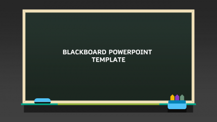 Blackboard PowerPoint Template Slides