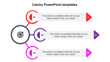 Eye-Catchy PowerPoint Templates For Presentation 3-Node