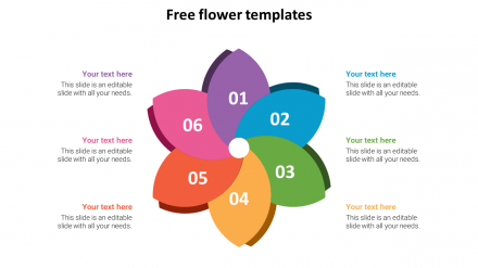 Amazing Free Flower Templates Presentation Slide Design