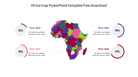 Free - Africa Map PowerPoint Template Free Download Design
