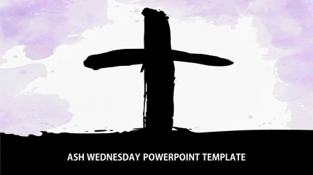 Use Ash Wednesday PowerPoint Template Slide Design